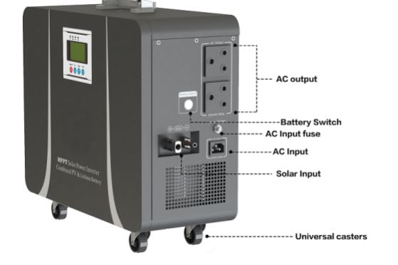Kool Energy 1kVA 1kW CFE Lithium Battery Pure Sine Wave Inverter 820W Solar Charge Controller